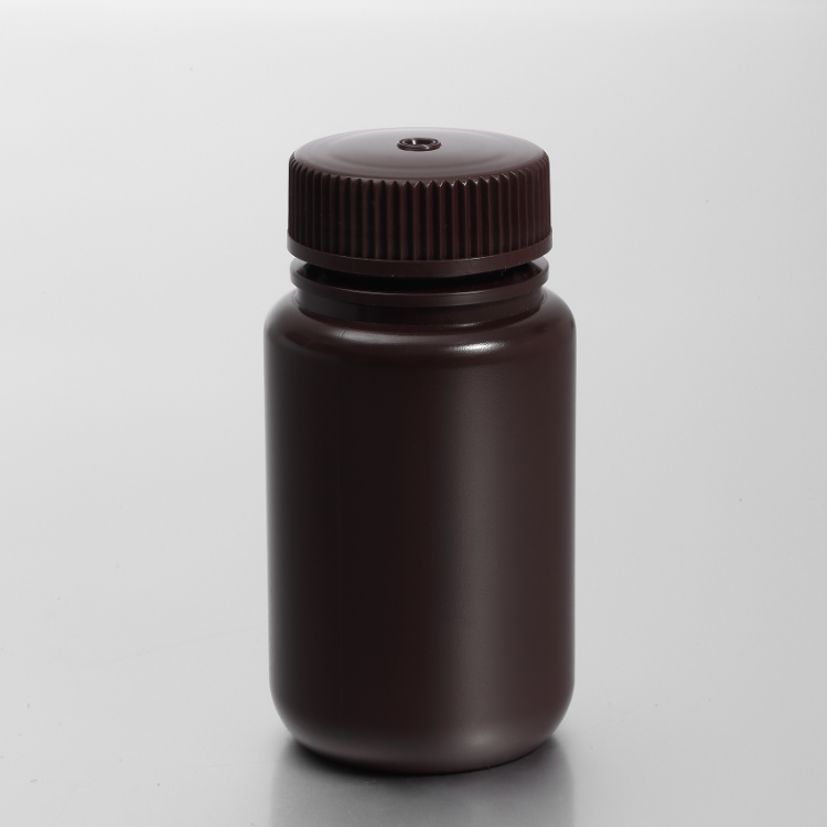 Amber 125ML Wide-mouth Reagent Bottle