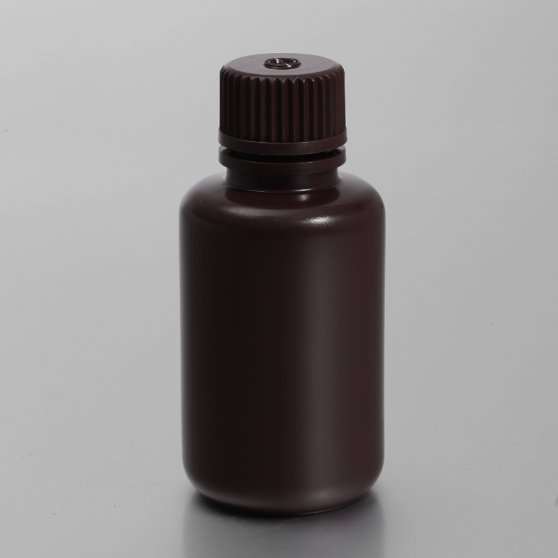 Amber PP 60ML Narrow-mouth Reagent Bottle