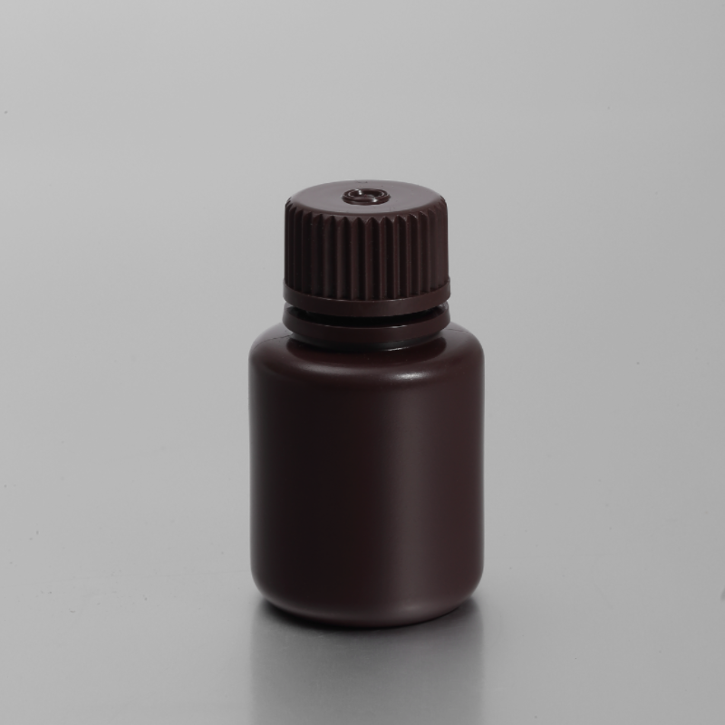 HDPE 30ML Amber Narrow-mouth Reagent Bottle