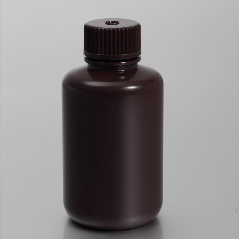 HDPE 125ML Amber Narrow-mouth Reagent Bottle