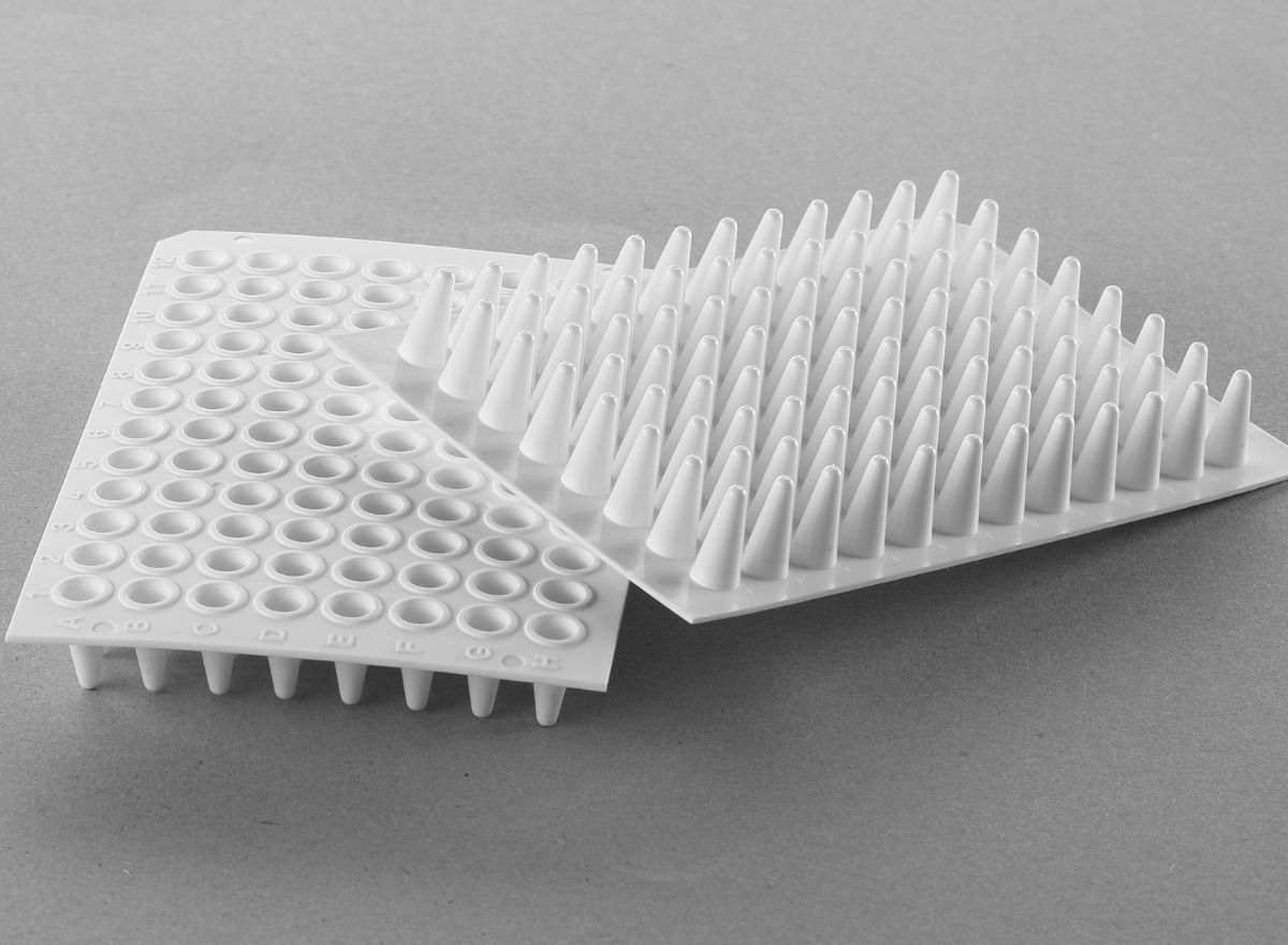 96*0.1ml PCR Plate(No-skirt)，White