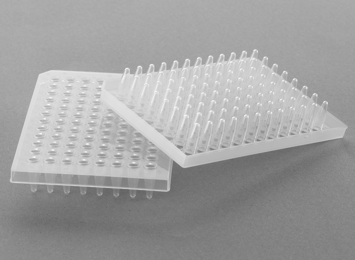 96*0.2ml PCR Plate(Half-skirt)，Clear （for Applied Biosystems 7500）