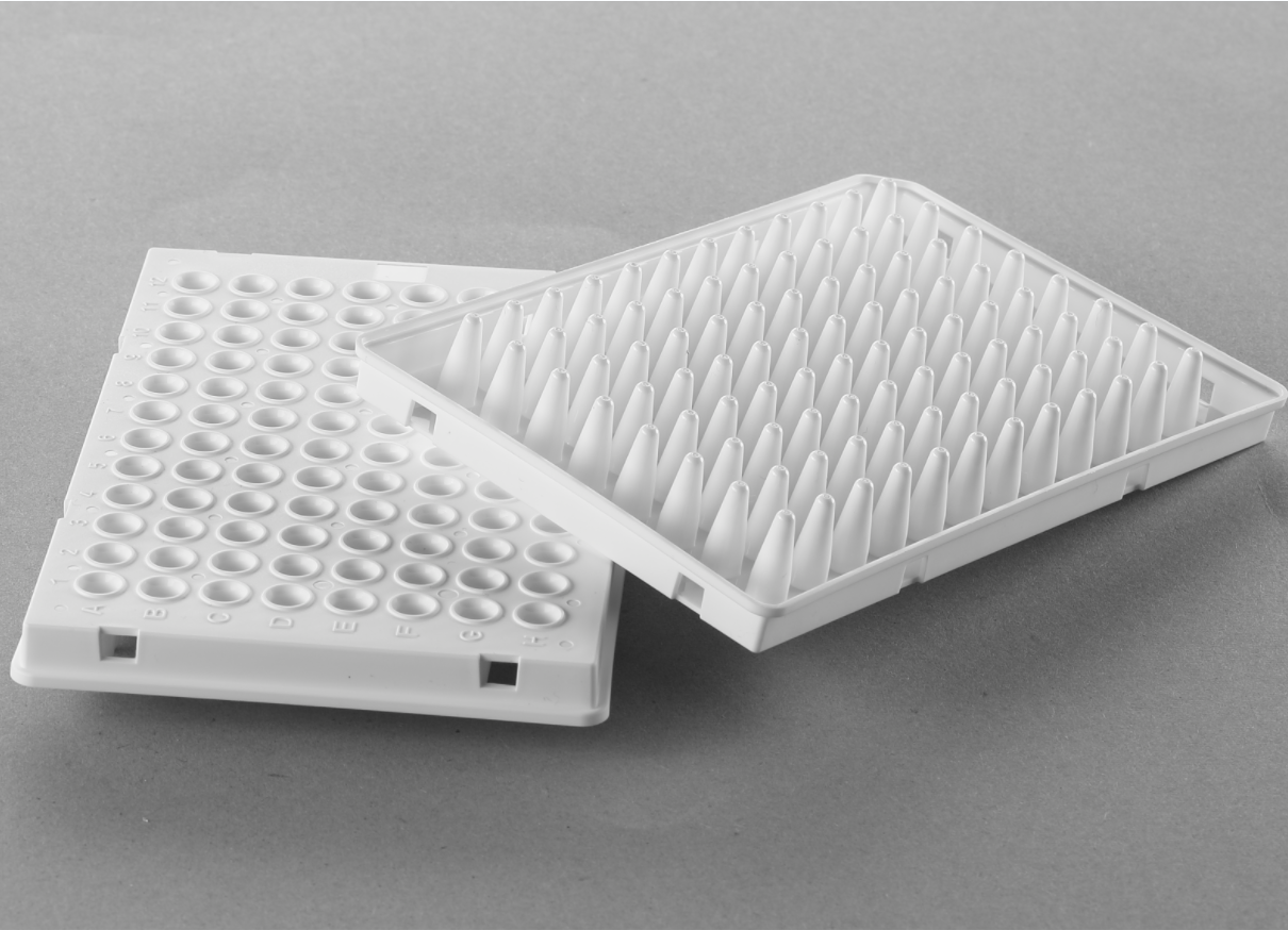 96*0.1ml PCR Plate(Half-skirt)，White （for Roche LightCycler real-time system）